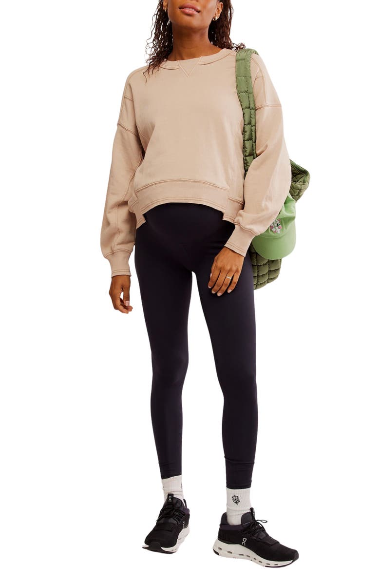 Free People x Hatch Never Better Maternity Leggings, Alternate, color,