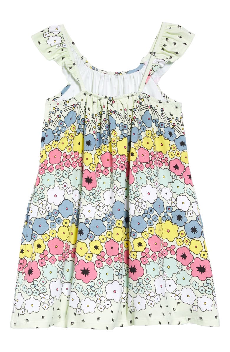 art & eden Lana Ruffle Sleeve Organic Cotton Dress, Alternate, color,