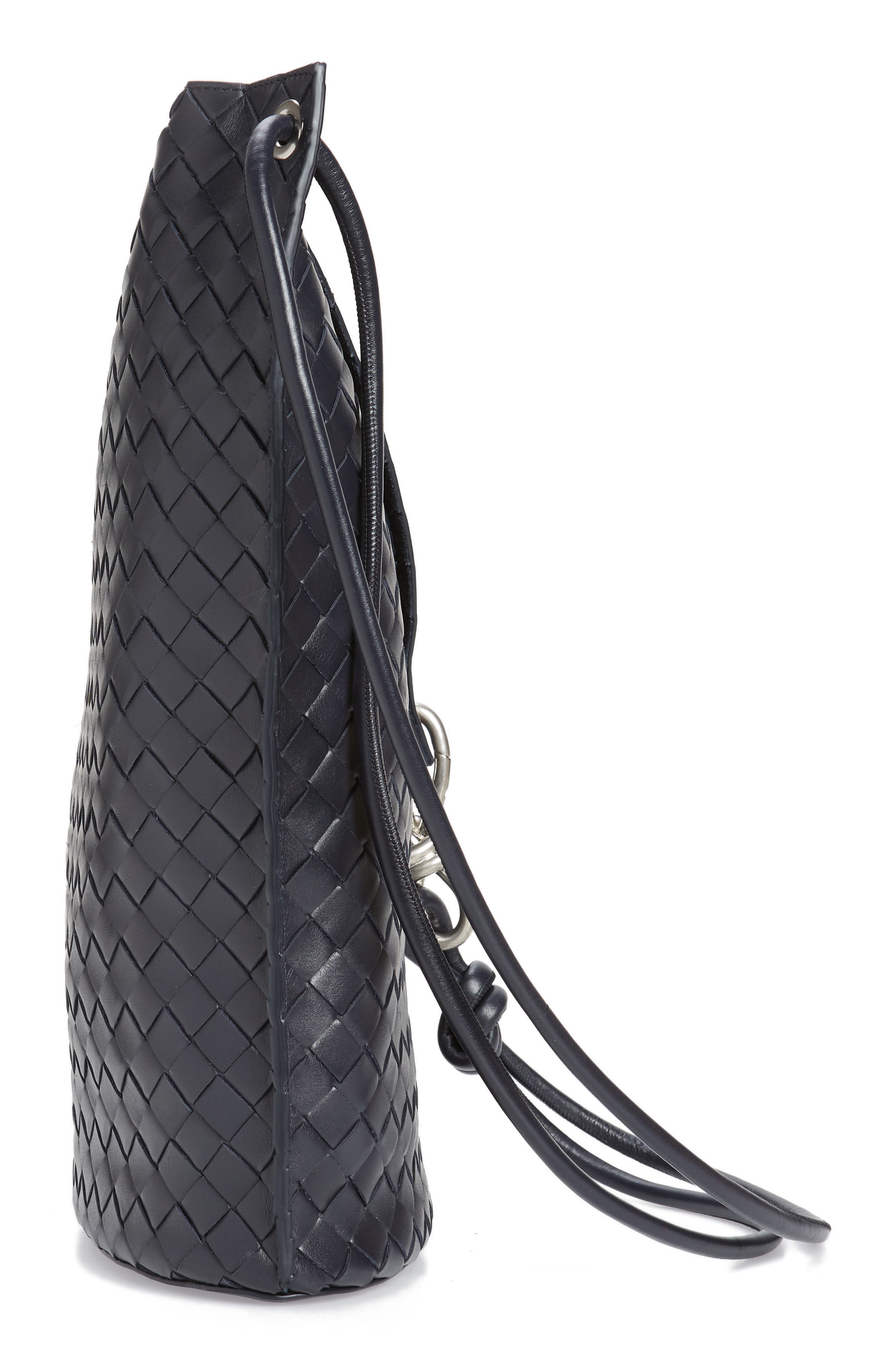 Bottega Veneta Medium Knot Hook Intrecciato Bucket Bag, Alternate, color, 