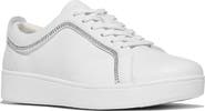 FitFlop Rally Crystal Trim Leather Sneaker
