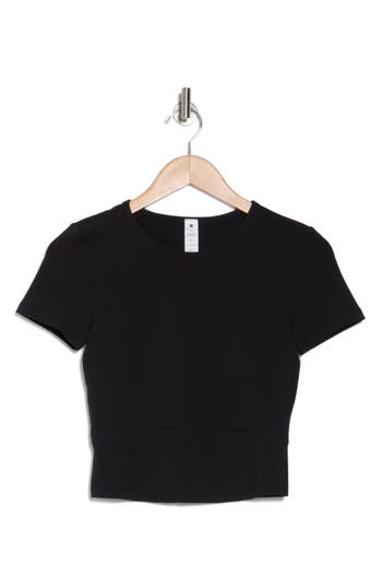 Yogalicious Nude Tech Pandora Short Sleeve Crop T-shirt