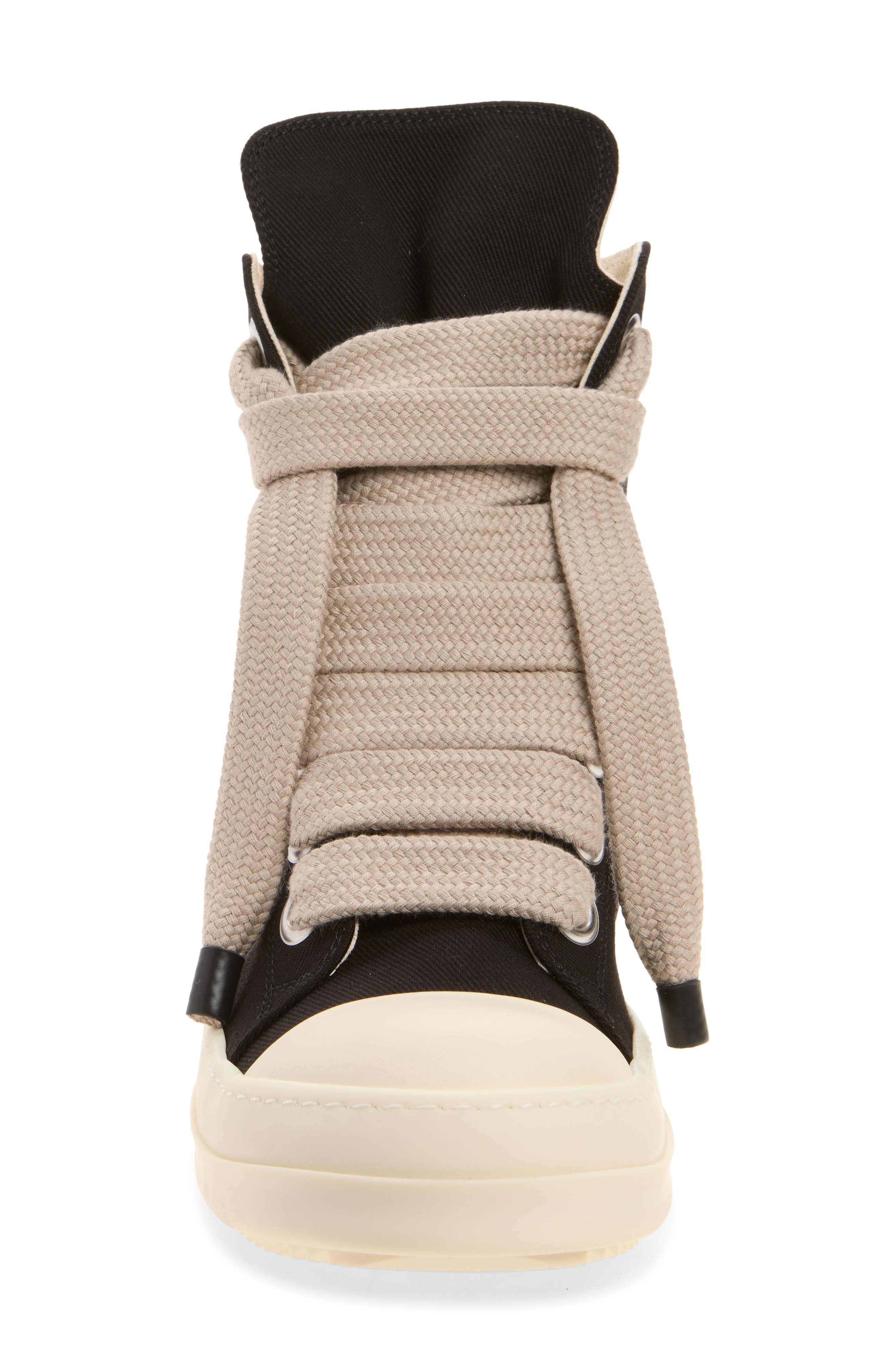 Jumbolace High Top Sneaker, Alternate, color, BLACK/ MILK/ MILK