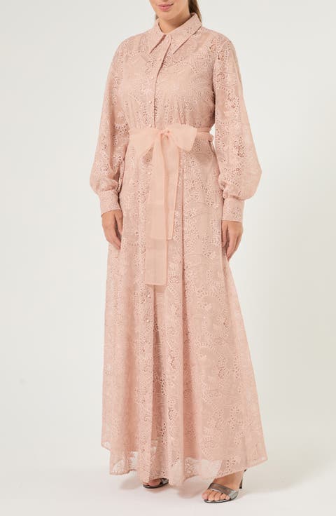 Paisley Embroidered Shirtdress