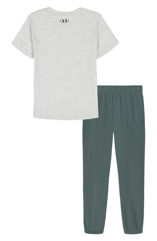 Under Armour Kids' Logo T-shirt & Joggers Set In Green