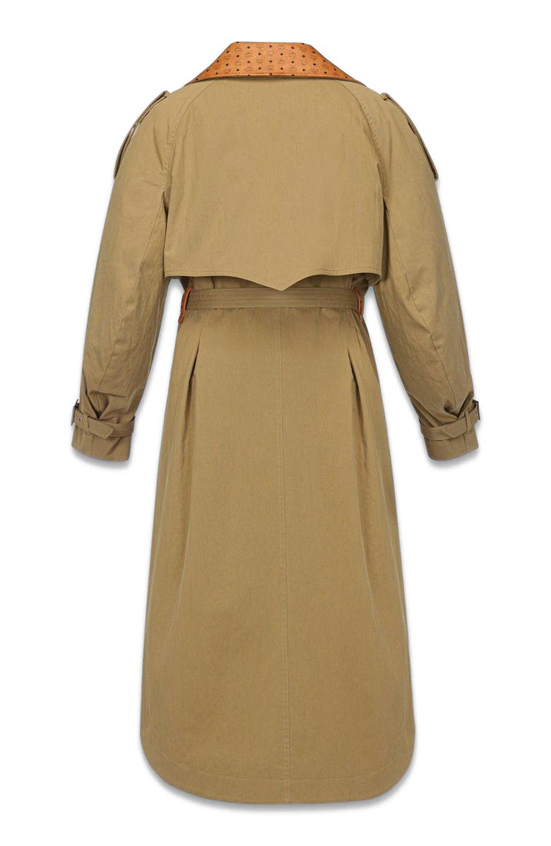 MCM Trench Coat, Alternate, color, Beige