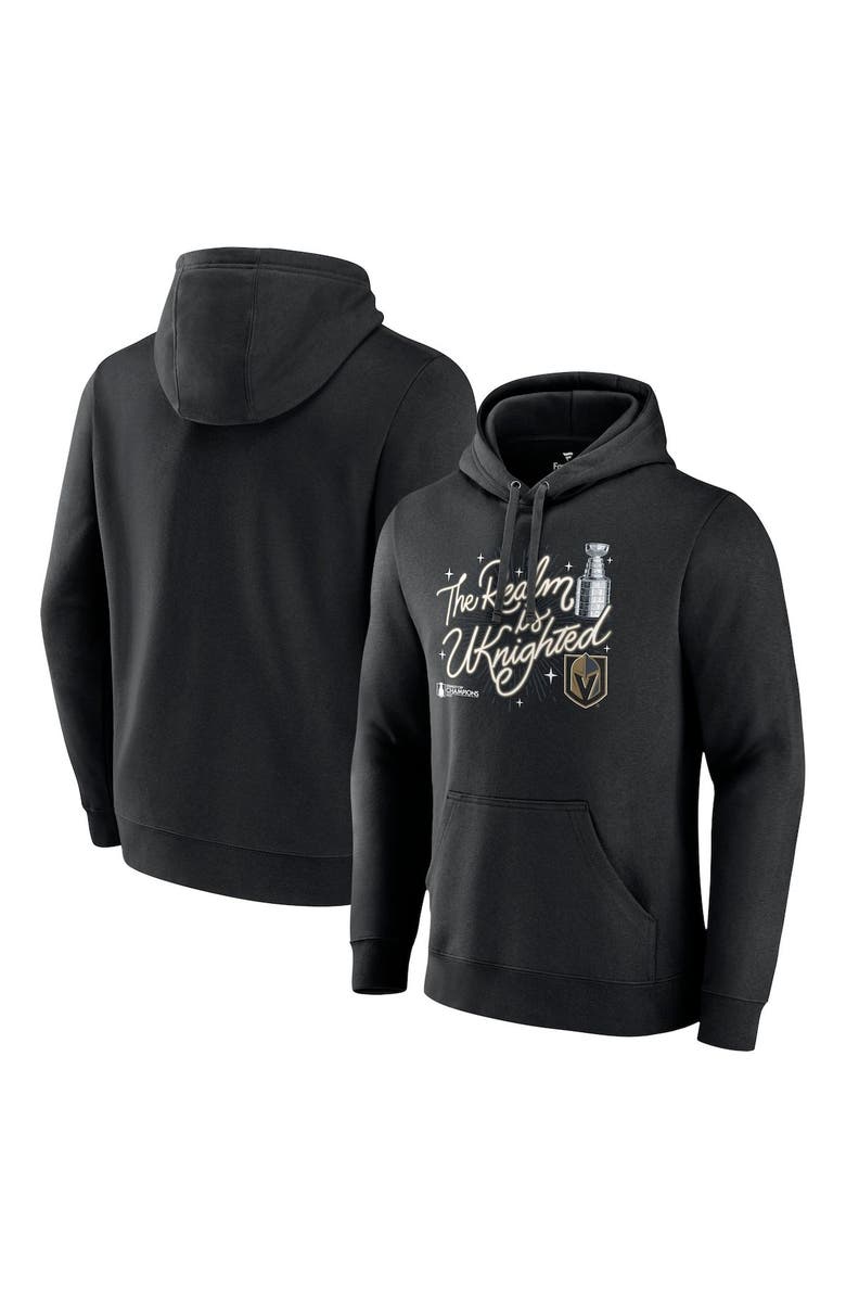 FANATICS Men's Fanatics Branded  Black Vegas Golden Knights 2023 Stanley Cup Champions Celebration Pullover Hoodie, Main, color, 