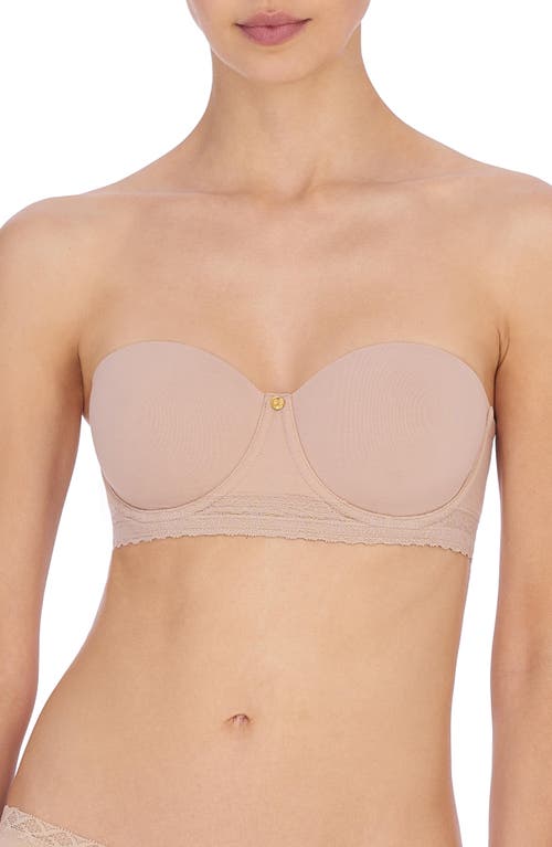 Natori Truly Smooth Longline Strapless Bra In Brown