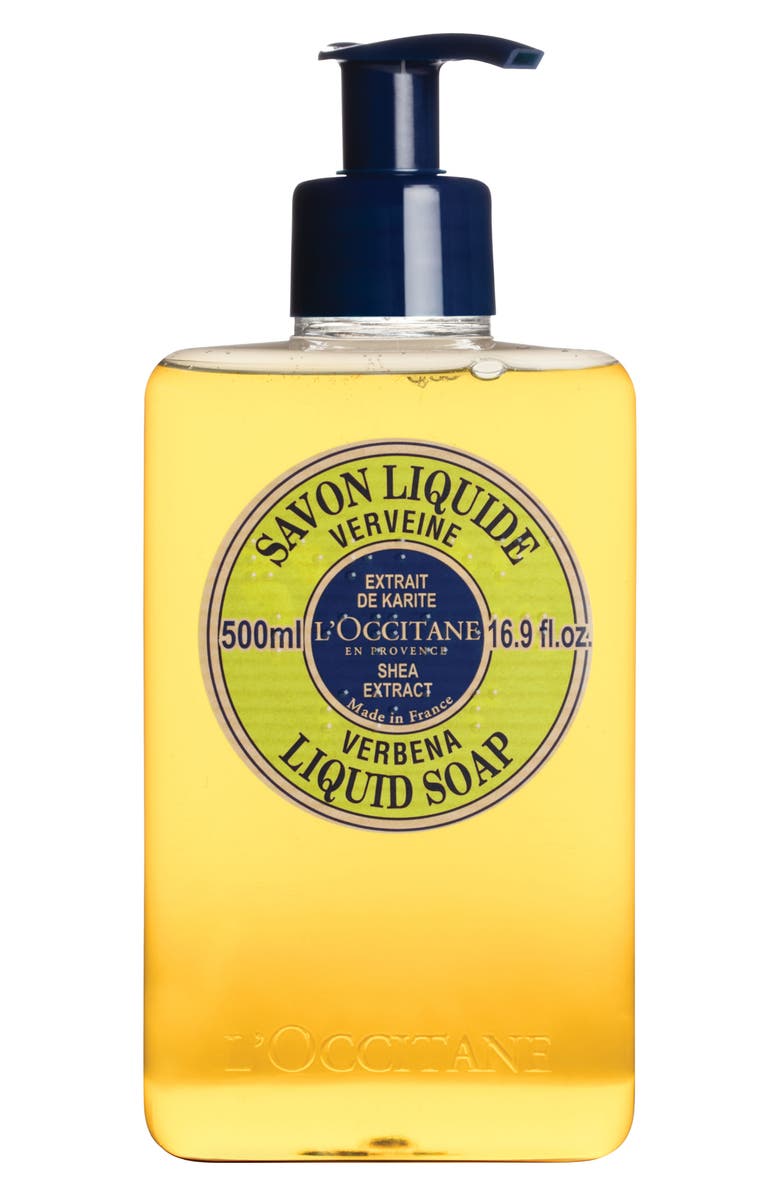 L'Occitane Verbena Shea Butter Liquid Soap, Main, color, 