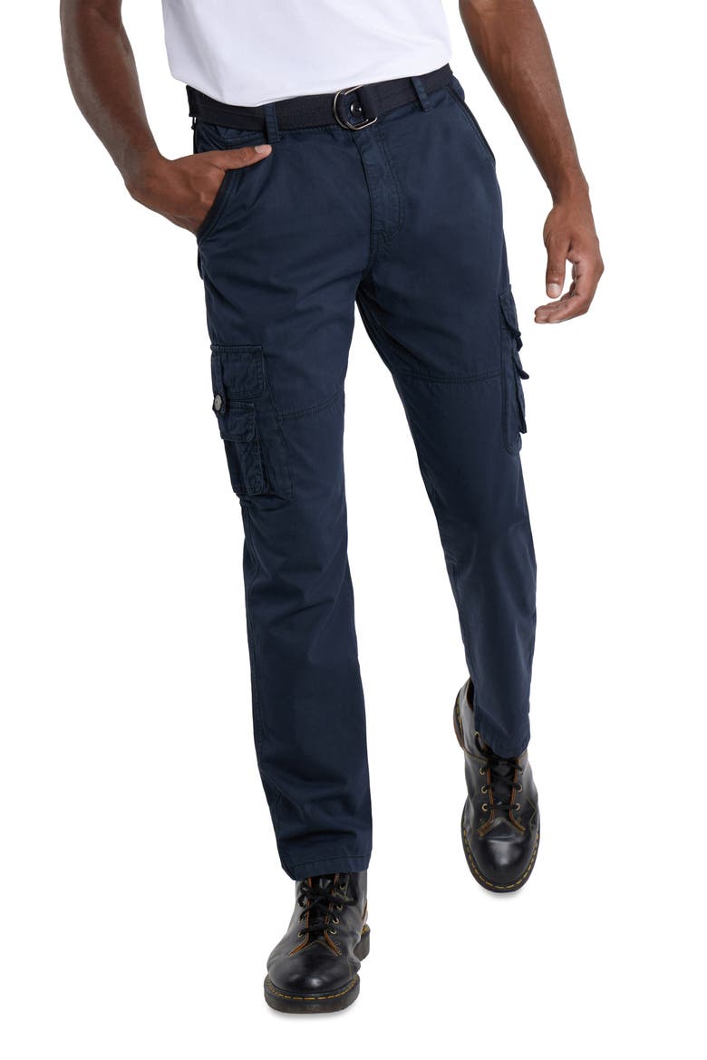 Utility Cotton Cargo Pants, Alternate, color, NAVY