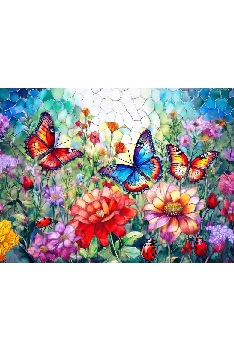 Butterfly Frolic 500 piece Jigsaw Puzzle for Adults, Alternate, color, Multicolor