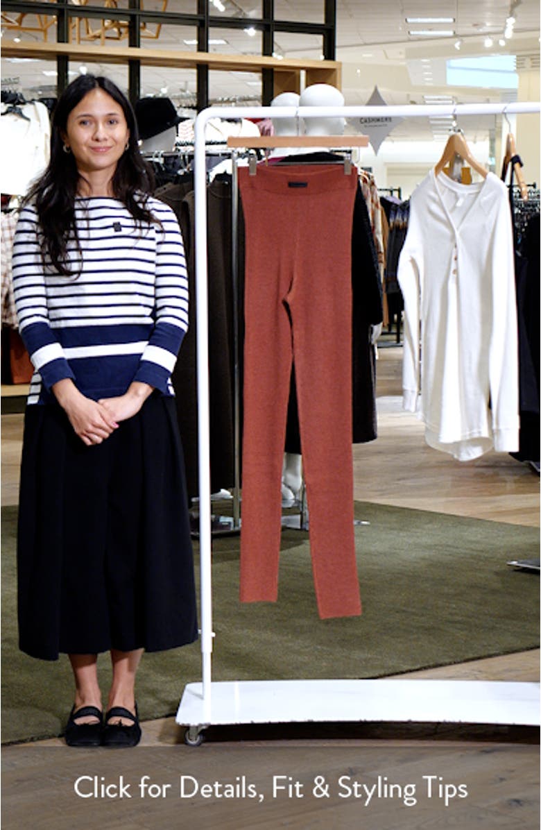 Waffle Knit Leggings, sales video thumbnail