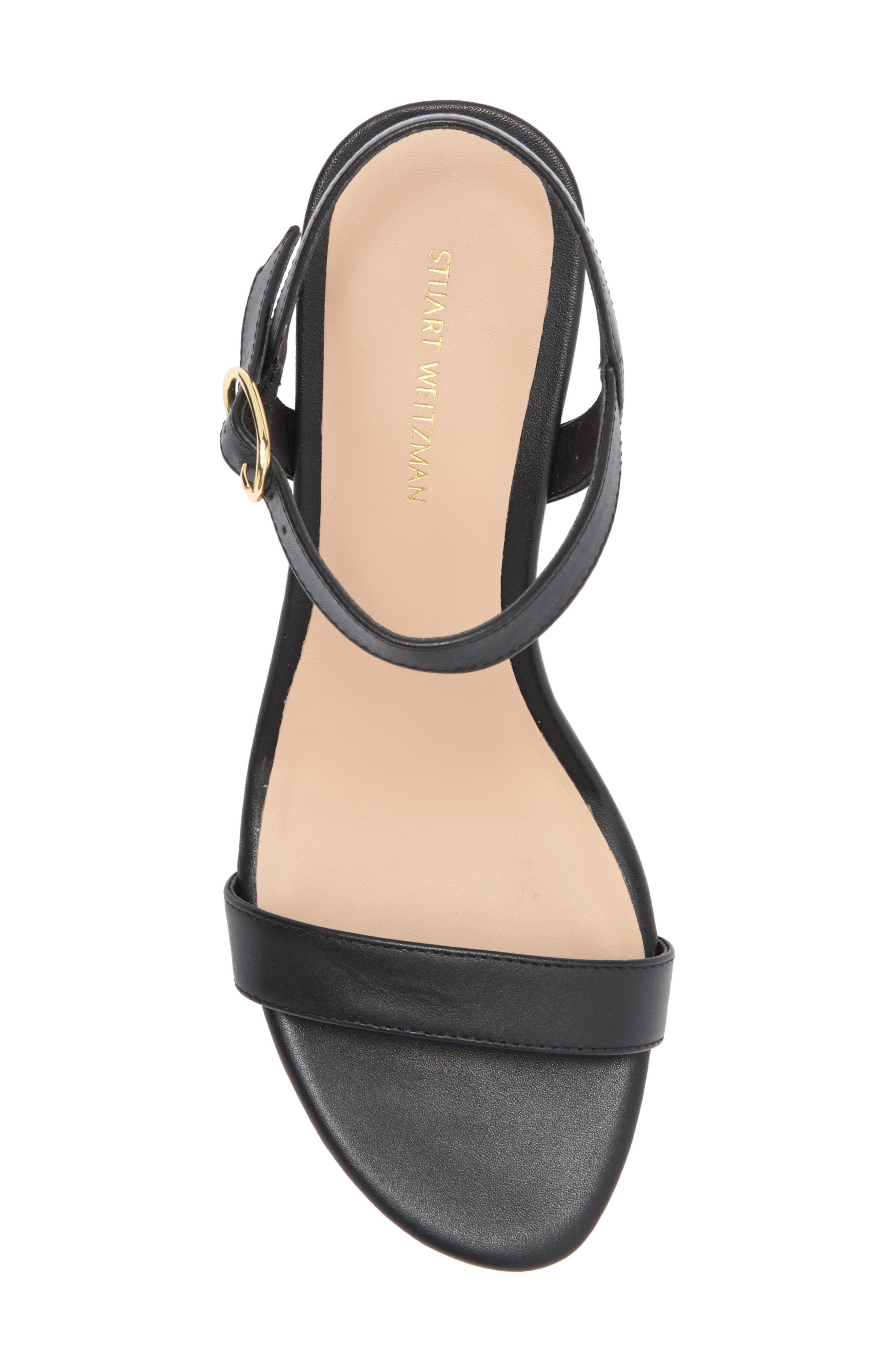 Dancer 75 Wedge Sandal, Alternate, color, BLACK