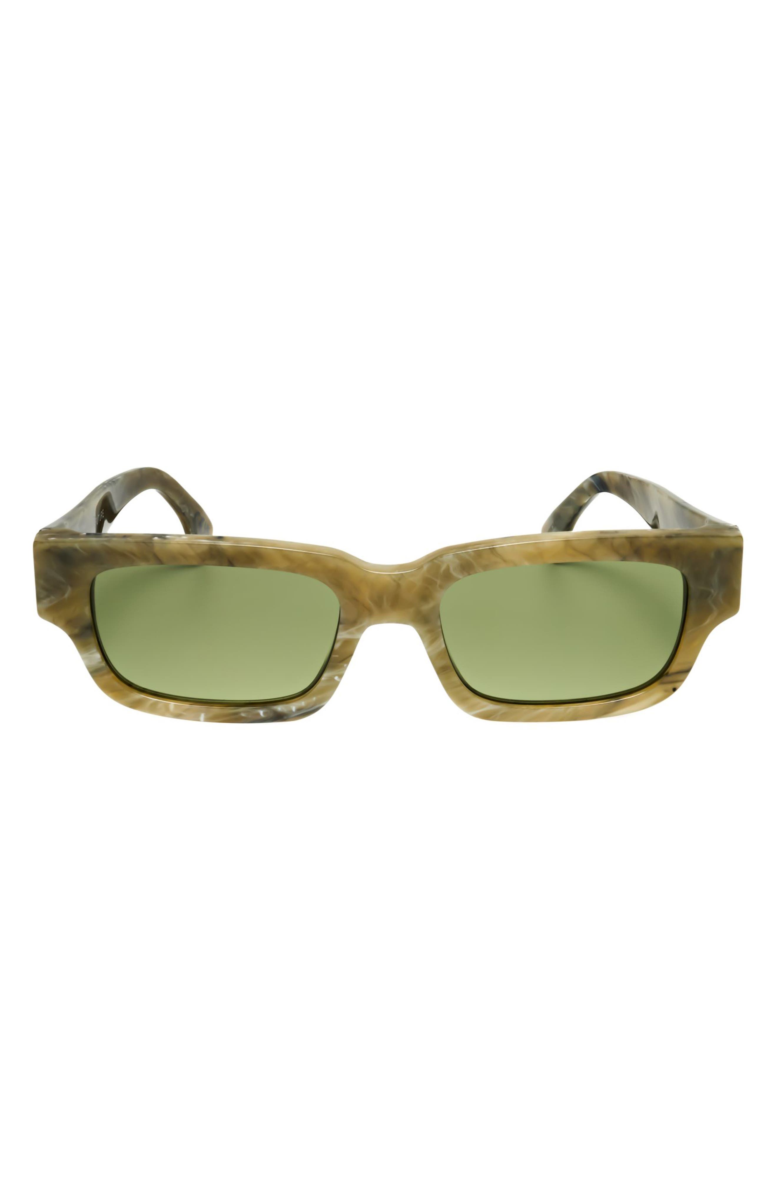 53mm Rectangular Sunglasses