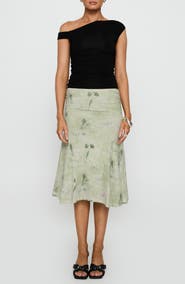 Princess Polly Lewish Floral Print Skirt