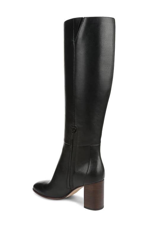 Vince Leather Block-heel Knee Boots In Multi