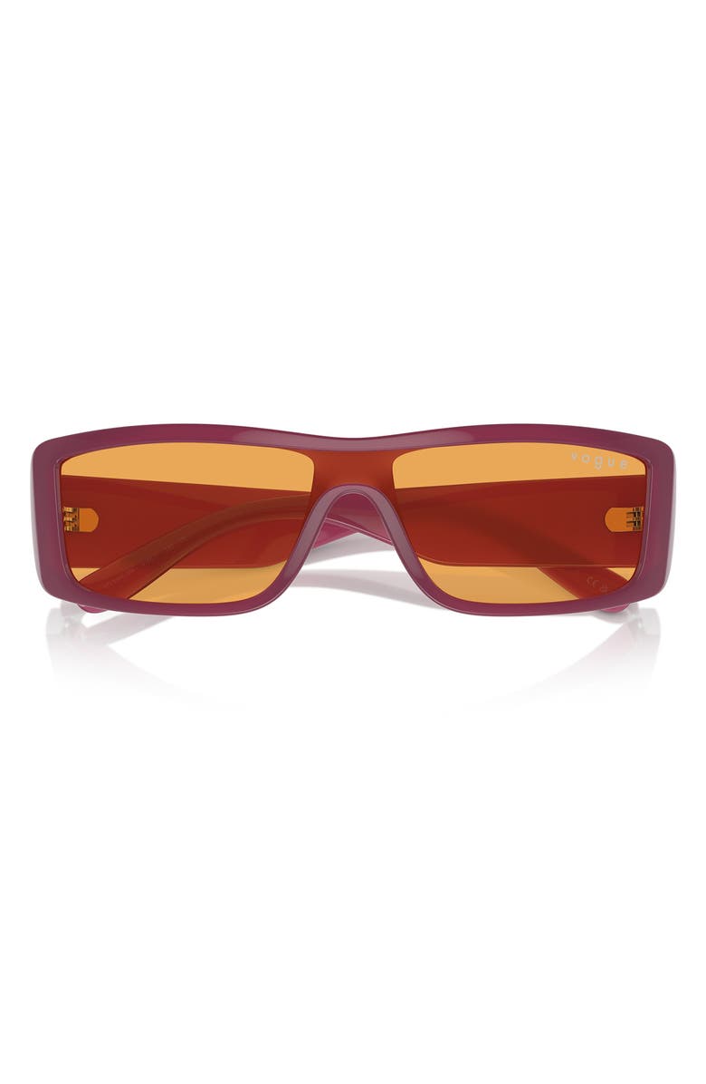 VOGUE 22mm Rectangular Sunglasses, Alternate, color, Opal Violet