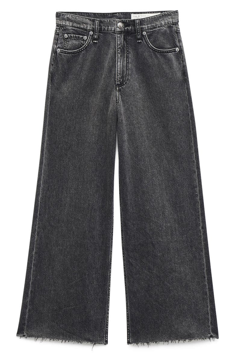 rag & bone Andi High Waist Ankle Wide Leg Jeans, Alternate, color, 