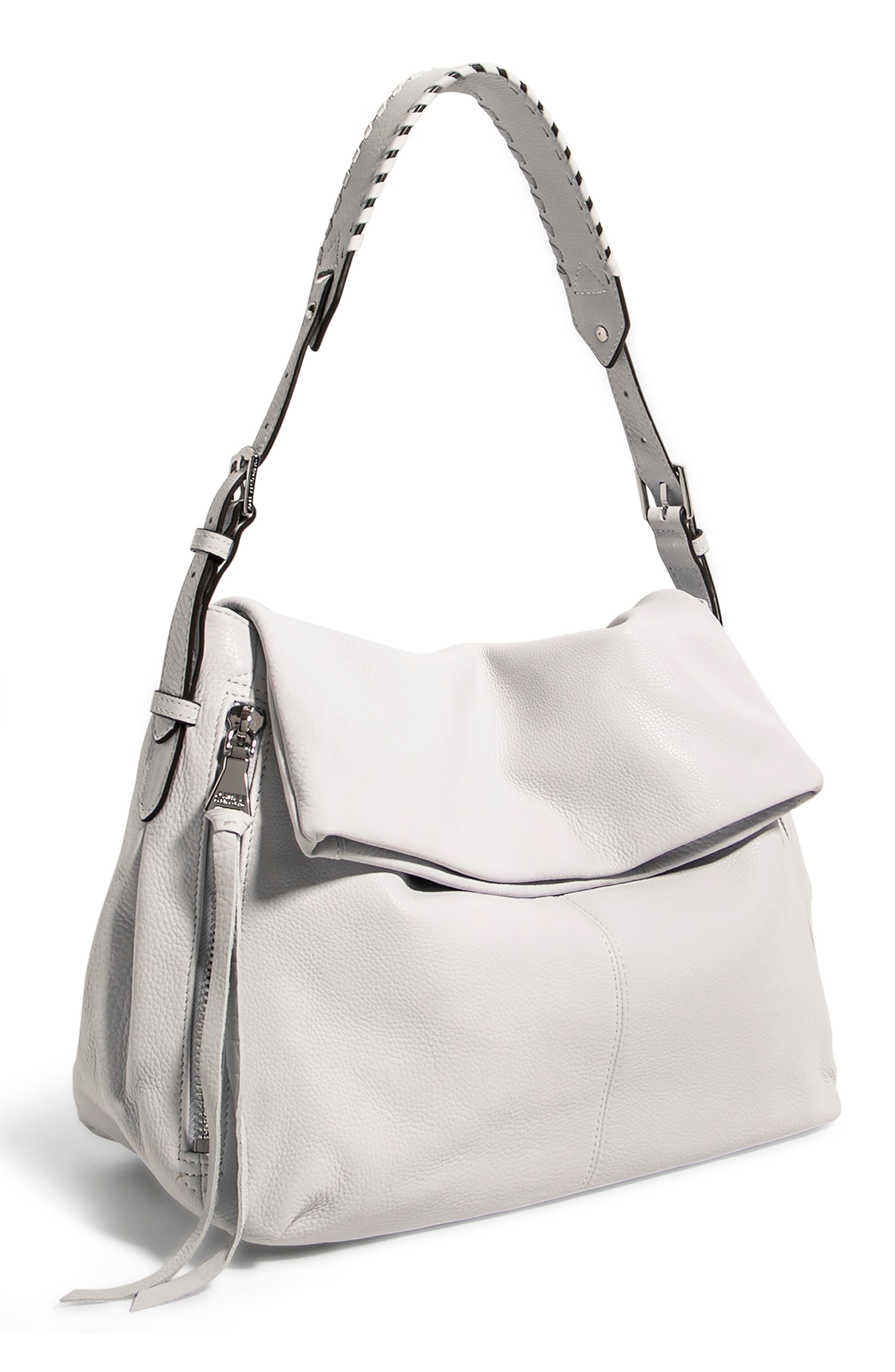 AIMEE Bali Double Entry Bag, Alternate, color, Cloud W/ Shiny Gold