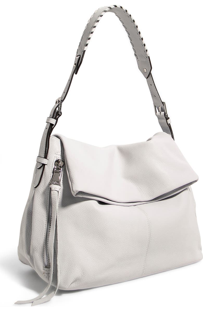 AIMEE Bali Double Entry Bag, Alternate, color, Cloud W/ Shiny Gold