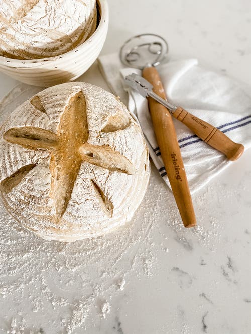 Frieling Wood And Stainless Batter And Dough Whisk For Mixing Bread Dough, 13-inch, Natural In Silver
