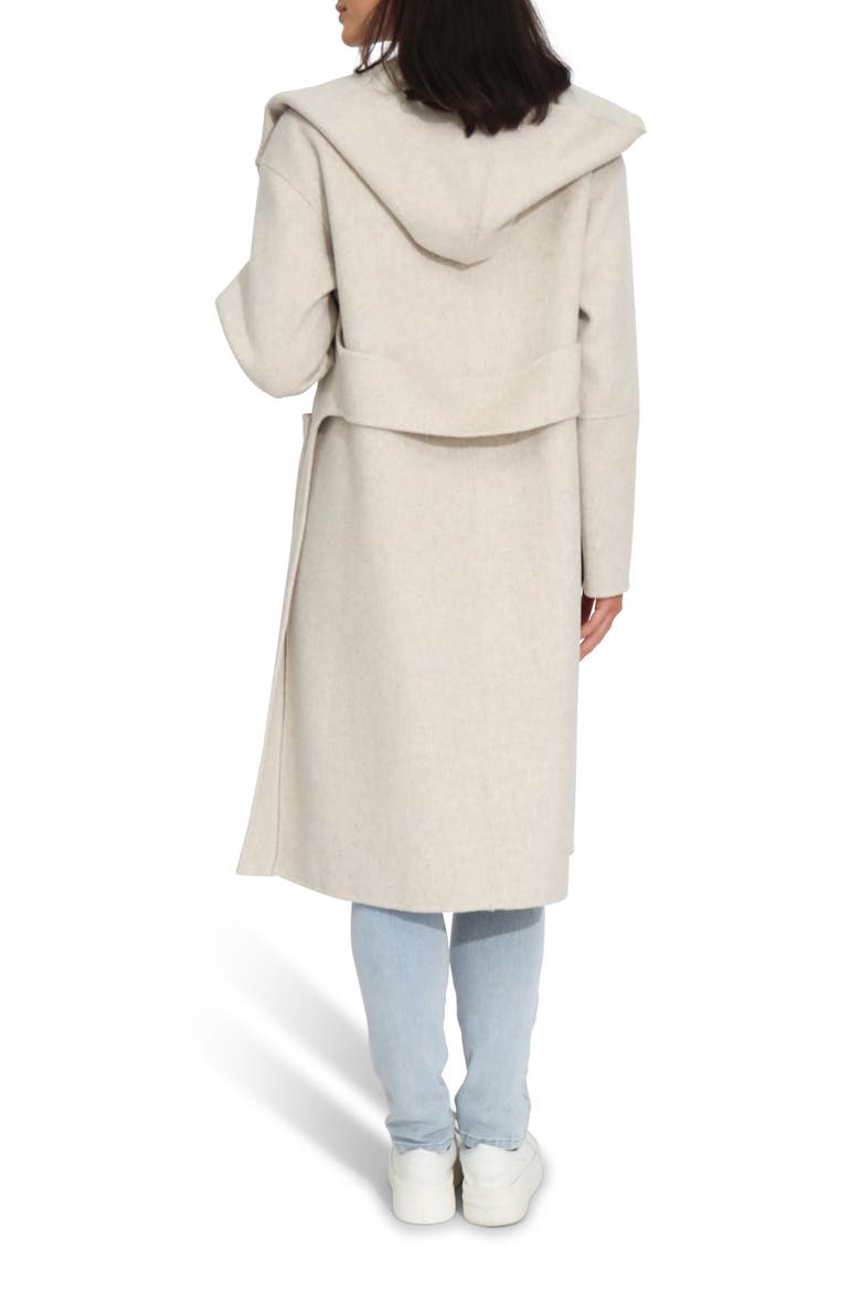 Walk This Way Wool Blend Coat, Alternate, color, OAT MARLE