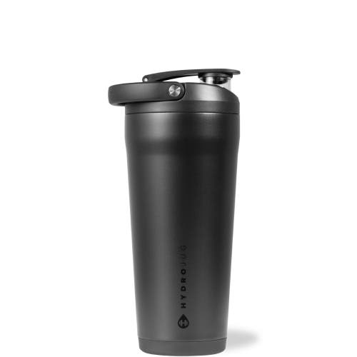 HydroJug New Stainless Steel Shaker 24oz - Insulated, Leakproof, BPA-Free with Silent Mixing Grate in Black  product