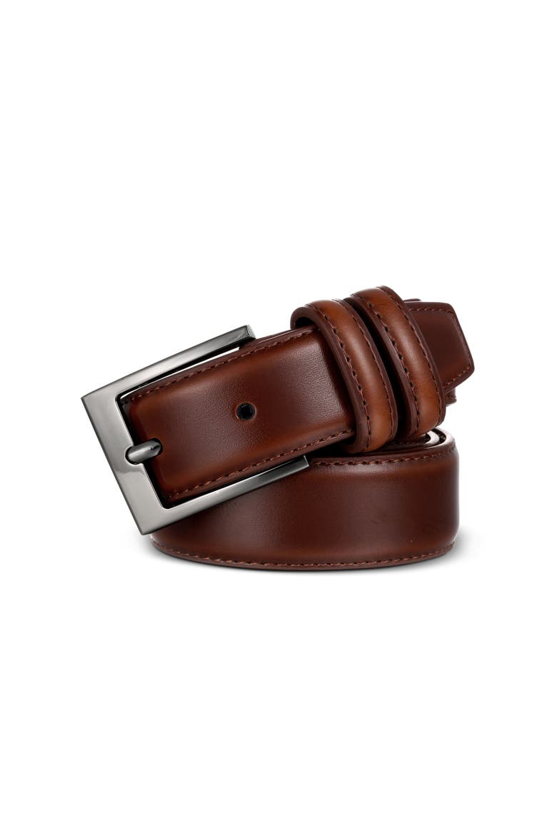 Dual Loop Leather Dress Belt-2 pack, Alternate, color, Mahogany & Burnt Umber