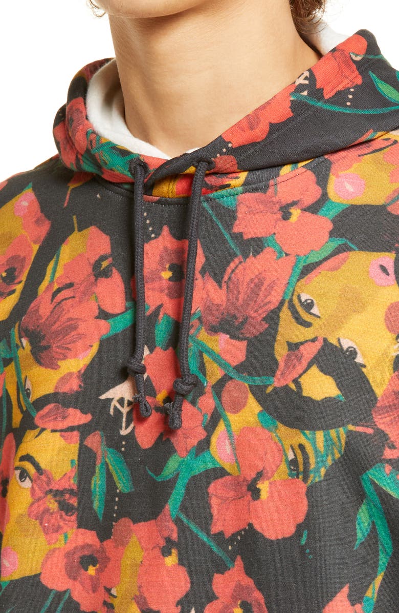 Nordstrom Cristina Martinez Gender Inclusive Graphic Fleece Hoodie, Alternate, color, 