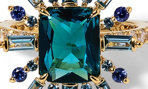 Nadri Stellar Halo Ring In Green