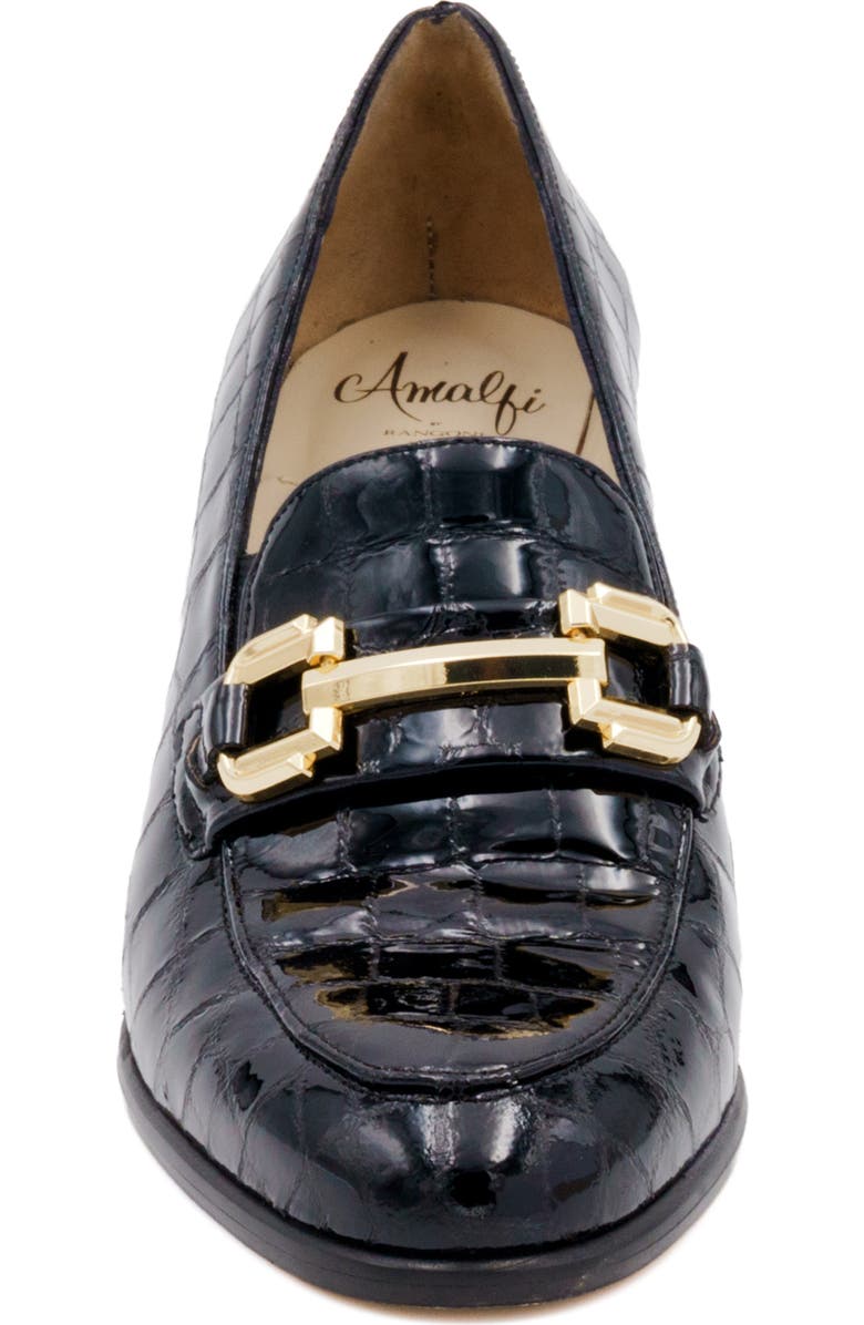 Amalfi by Rangoni Lanternal Croc Embossed Bit Pump, Alternate, color,