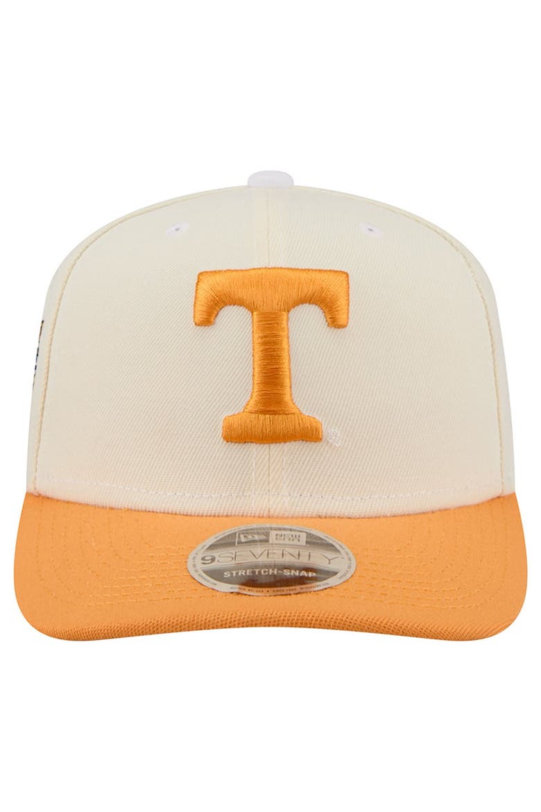 Men's New Era Cream/Tennessee Orange Tennessee Volunteers America's 250th 9SEVENTY Adjustable Hat, Alternate, color, Cream