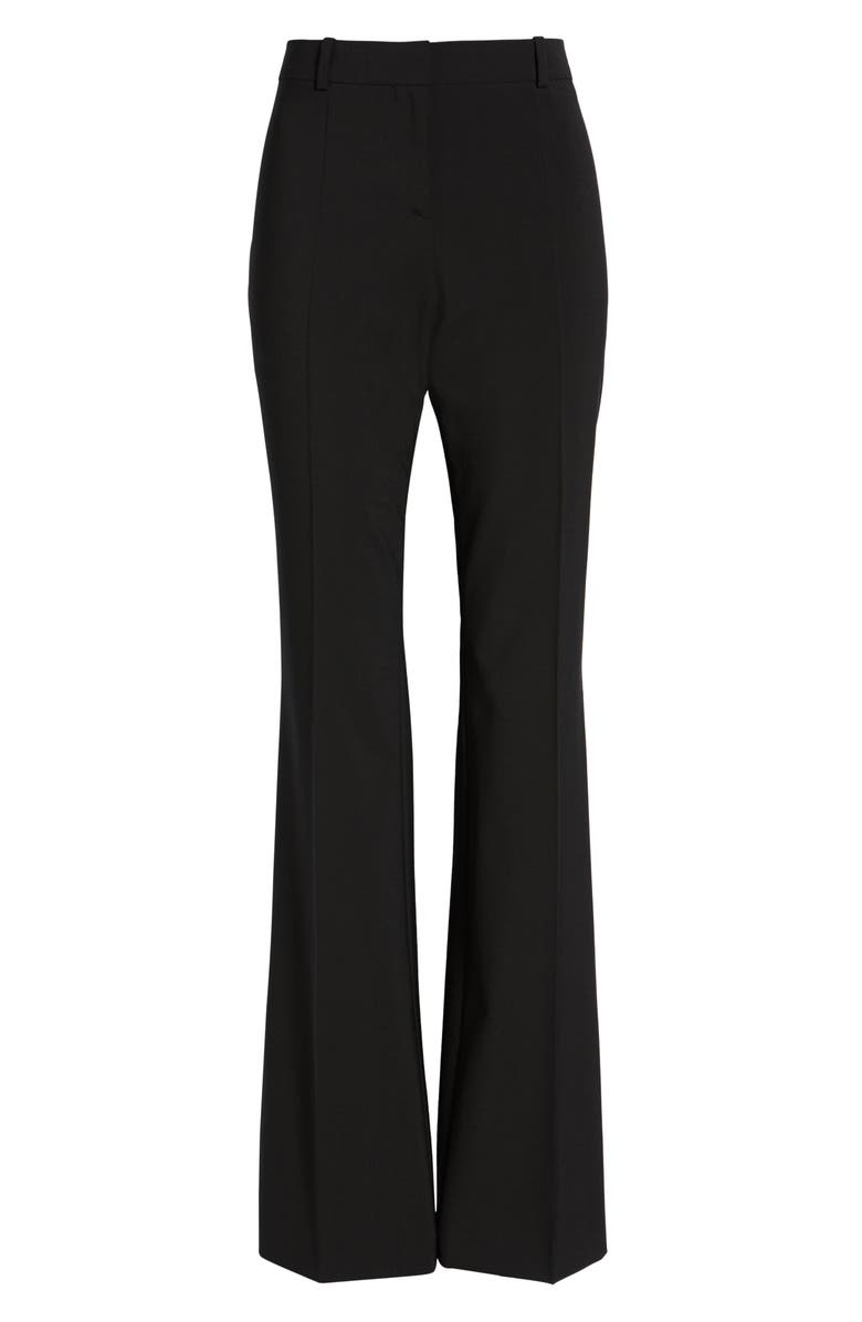 BOSS Tulea3 Tropical Stretch Wool Trousers, Alternate, color, Black