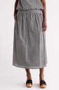 DR2 by Daniel Rainn Gingham Cotton Midi Skirt
