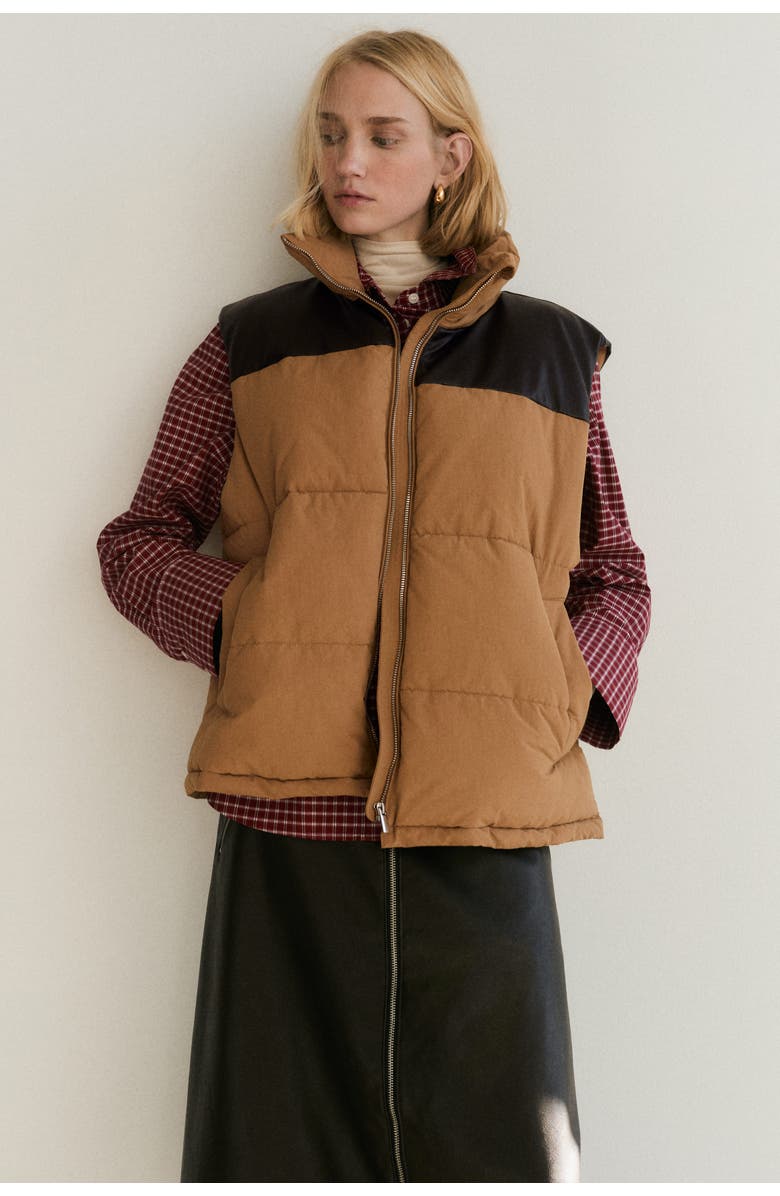 H&M Puffer Gilet, Alternate, color, 