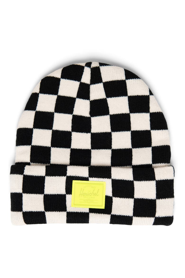 Kids' Elmer Graphic Beanie, Main, color, CHECKERBOARD
