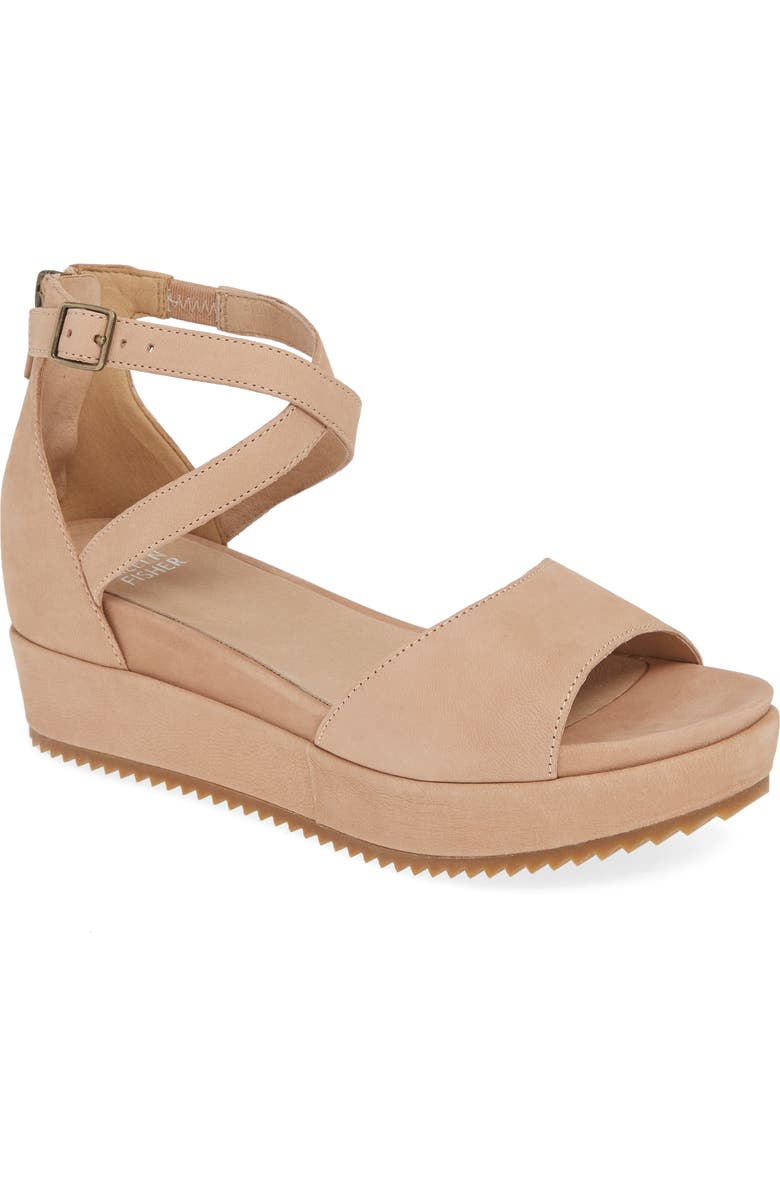 Eileen Fisher Emmy Platform Sandal, Main, color,