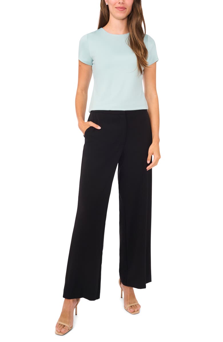 Halogen<sup>®</sup> Essential Compression T-Shirt, Alternate, color, Aqua Maligne