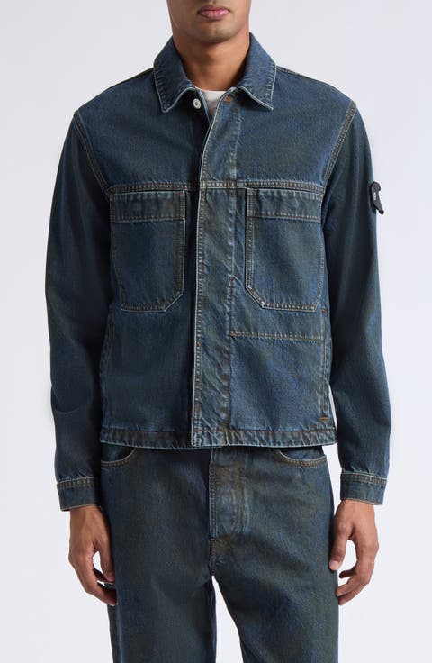 Denim Biker Jacket