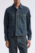 Stone Island Denim Biker Jacket