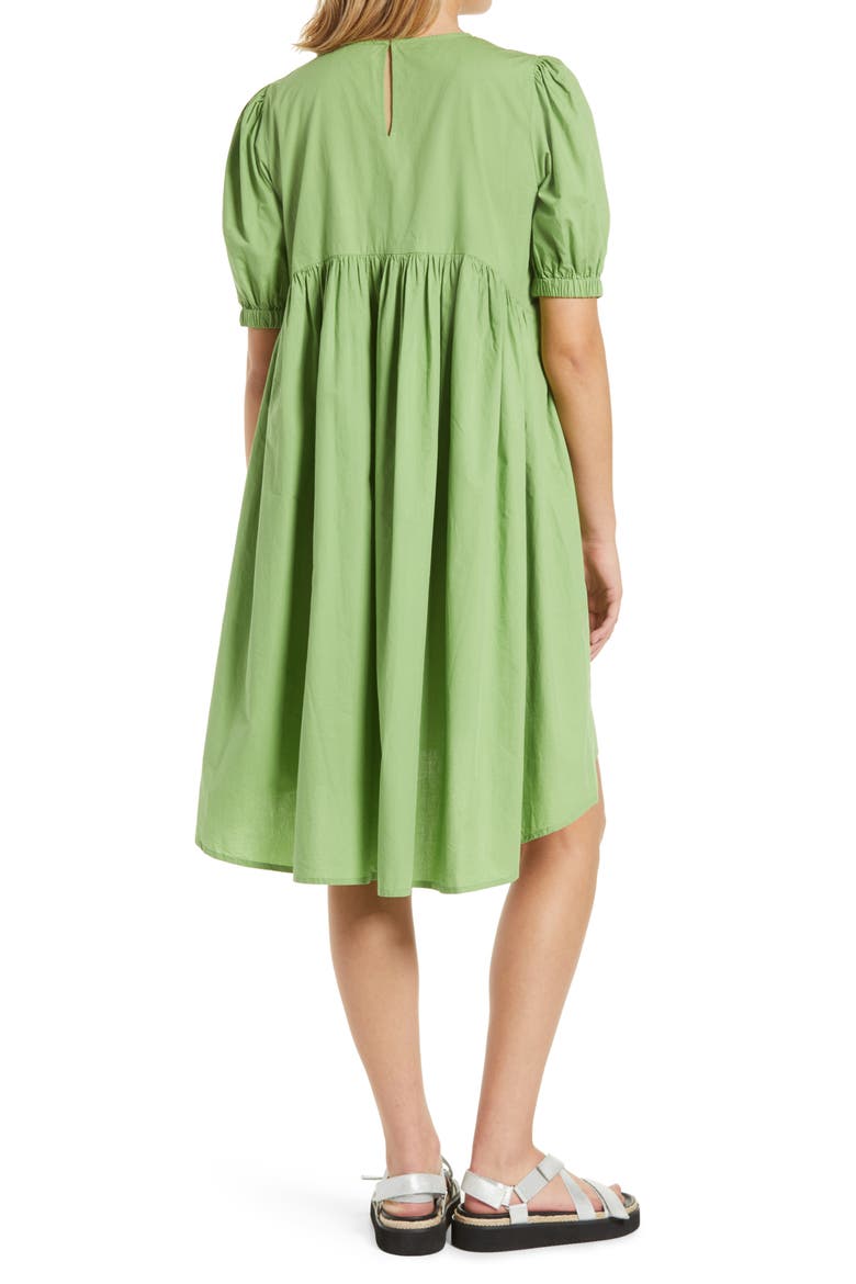 Opulent Volume Dress, Alternate, color, FOREST GREEN