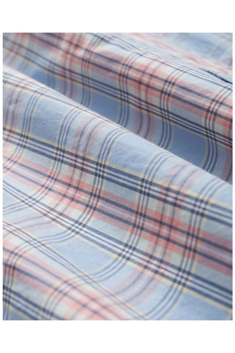 Friday Regular Fit Plaid Cotton Poplin Button-Down Shirt, Alternate, color, HYDRANGEA