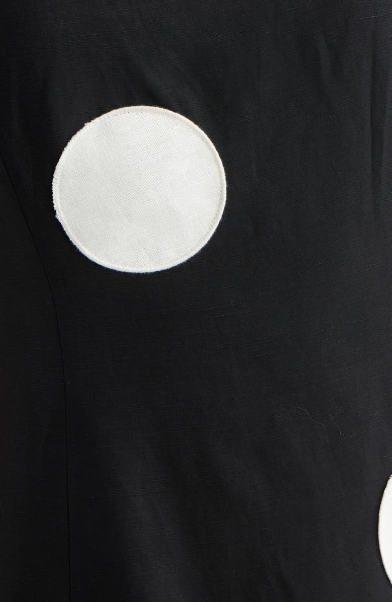 Elie Tahari The Lucie Dot Midi Dress, Alternate, color,