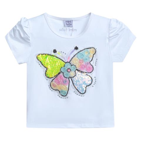 Butterfly T-Shirt (Toddler, Little Kid & Big Kid)