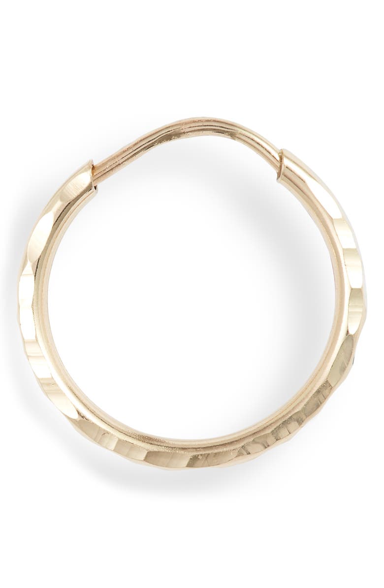 Bony Levy 14K Gold Hammered Hoop Earrings, Alternate, color, 