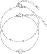 Adornia Set of 2 Assorted Chain Bracelets