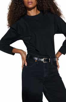 Nation LTD Farrah Ruffle Long Sleeve Top