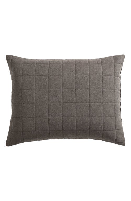 Calvin Klein Home Mélange Flannel Set Of 2 Pillow Shams In Brown