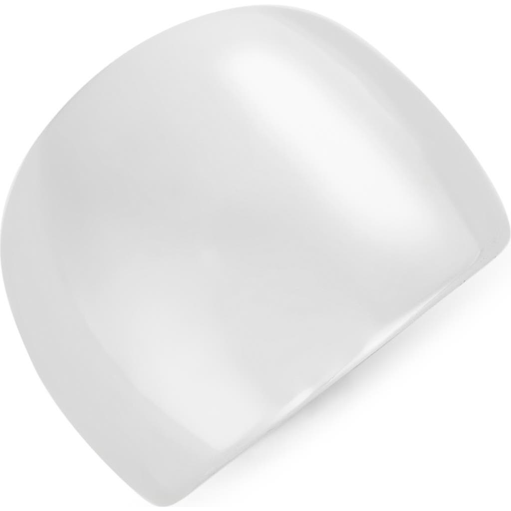 Nordstrom Rack Demi-fine Bold Dome Ring In Silver