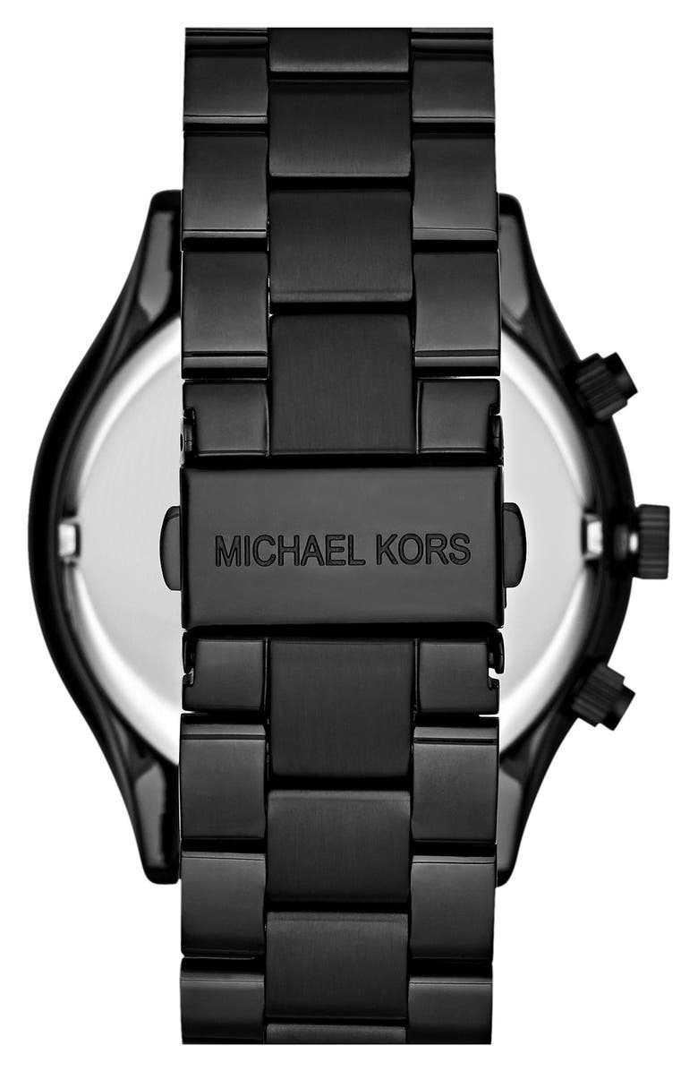 MICHAEL Michael Kors Michael Kors 'Slim Runway' Chronograph Bracelet Watch, 42mm, Alternate, color, 
