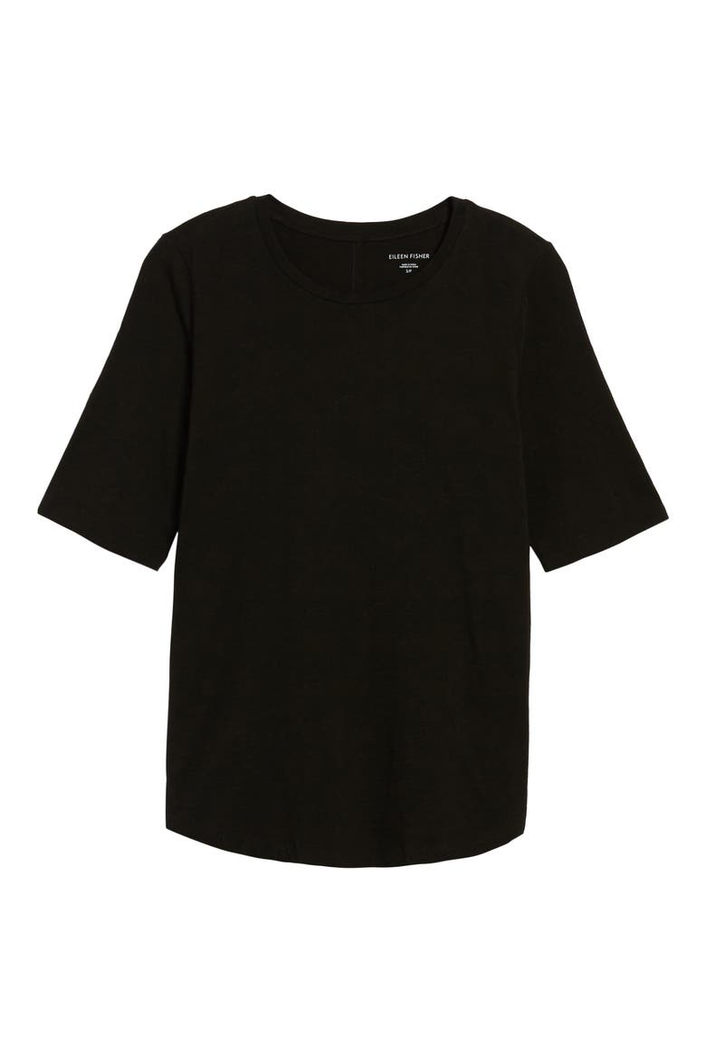 Crewneck Tee, Alternate, color, BLACK